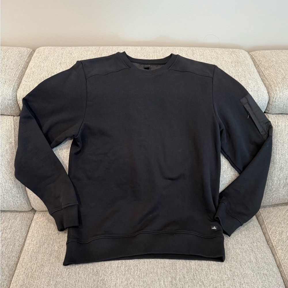 Wahts Moore Crewneck Pocket Sleeve Sweater Organic Cotton